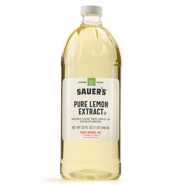 Sauer's Pure Lemon Extract, 1 Quart (Pack of 1)