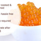 Passion Fruit Boba Pearls, Passion Popping Boba Bursting Boba, Passion Bubble Tapioca Pearls For Bubble Tea and No Artificial Co