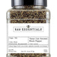 Raw Essentials Texas Oak Smoked Black Pepper | Bold Smoky Flavor | 8 Ounce Bottle | Non-GMO, Gluten-Free, Paleo, Vegan
