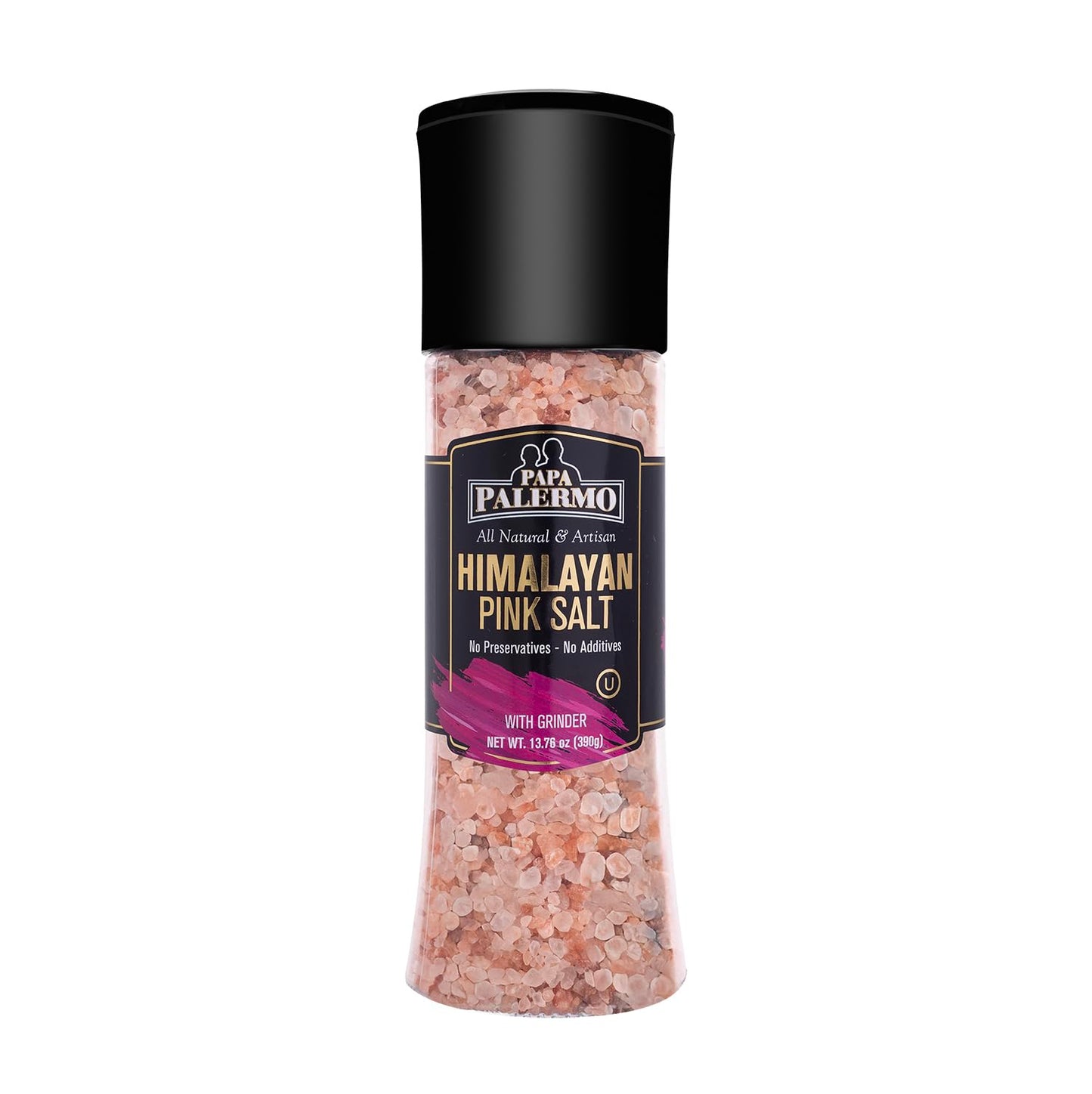 Papa Palermo Pink Gourmet Himalayan Salt - 12.9 Oz