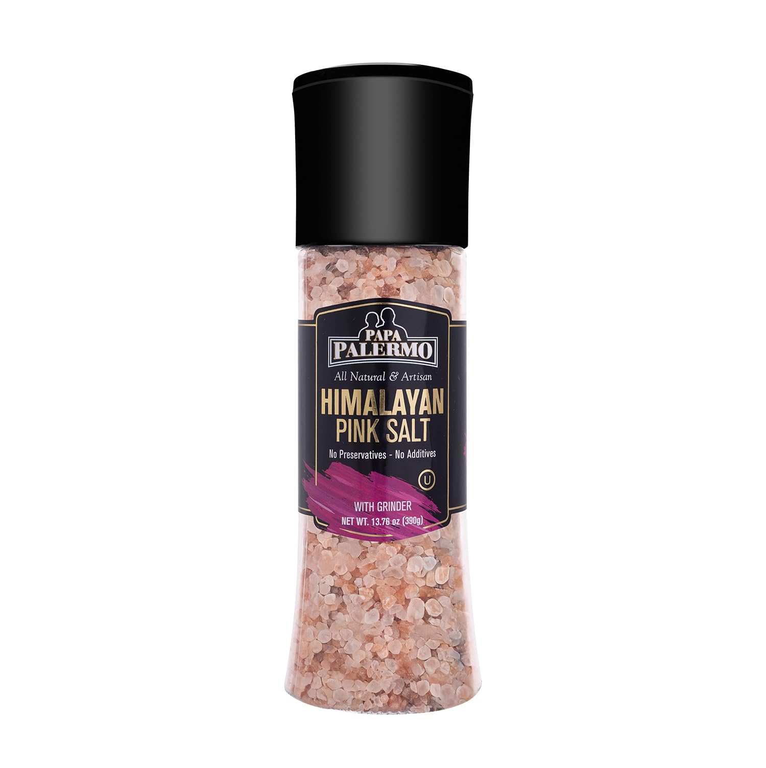 Papa Palermo Pink Gourmet Himalayan Salt - 12.9 Oz