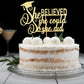 Graduation 2024 Cake Topper, She Did It Cake Sign, Congrats Grad Party Decorations, Gold Glitter