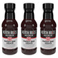 Heath Riles Bbq Sauces, Sweet Bbq Sauce, Pit Master Barbecue Sauce For Meat, Marinades, Dressings, 3 Bottles,16 Oz.
