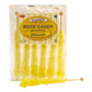 Espeez Extra Large Yellow Rock Candy Sticks - 6 Individually Wrapped for Party Favors & Candy Buffets