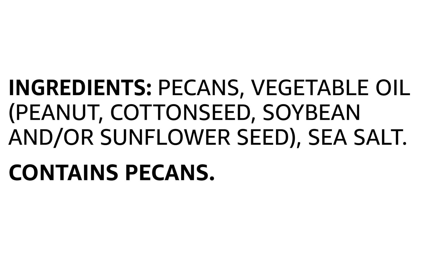 Happy Belly Roasted and Salted Pecan Halves, 16 Ounce, 1 Pound (Pack of 1)