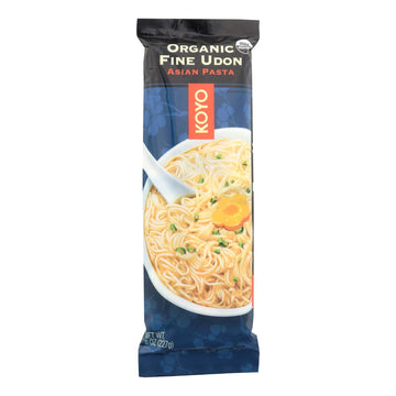 Koyo Organic Udon Noodle - Fine - Case Of 12 - 8 Oz.