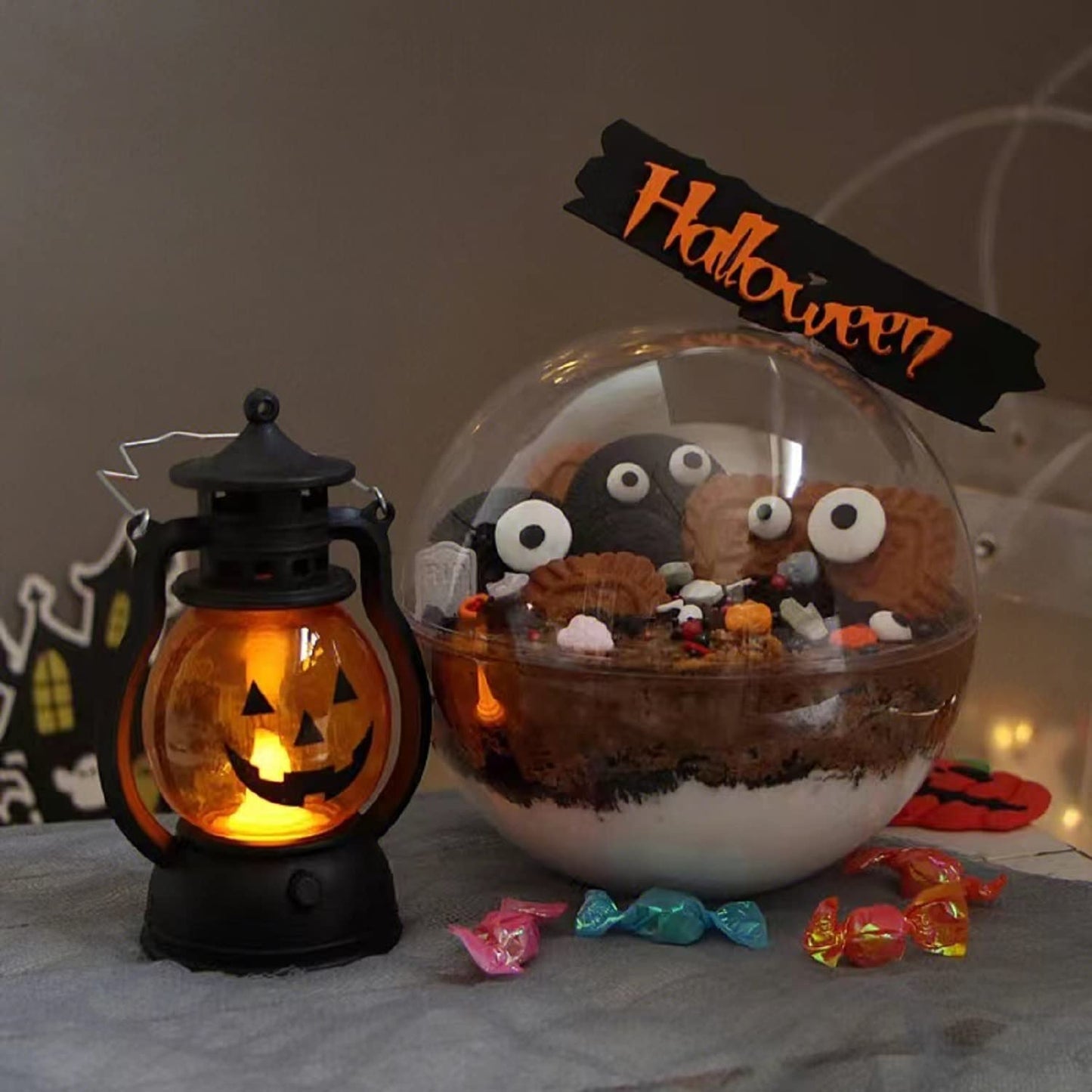 Se Si&Moos Halloween Tombstone Candy Skull Sprinkles Edible Skull Cake Decorations Black And Red Sprinkles Halloween Sprinkles F