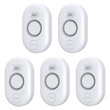 Water Leak Detector Sensor Alarm: Water Flooding Monitor For Home Adjustable Wet Moisture Alert Smart Sink Overflow Monitoring P