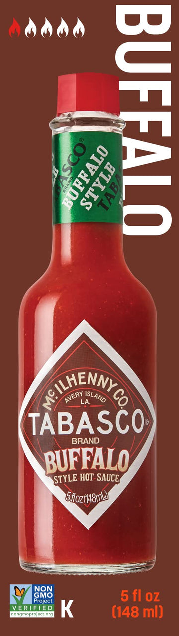 Tabasco Brand Buffalo Style Hot Sauce, 5 Oz (Pack Of 12)