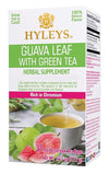 Hyleys Guava Leaf and Green Tea Blend - Natural Guava Flavor - 25 Tea Bags with Chromium, Licorice Root