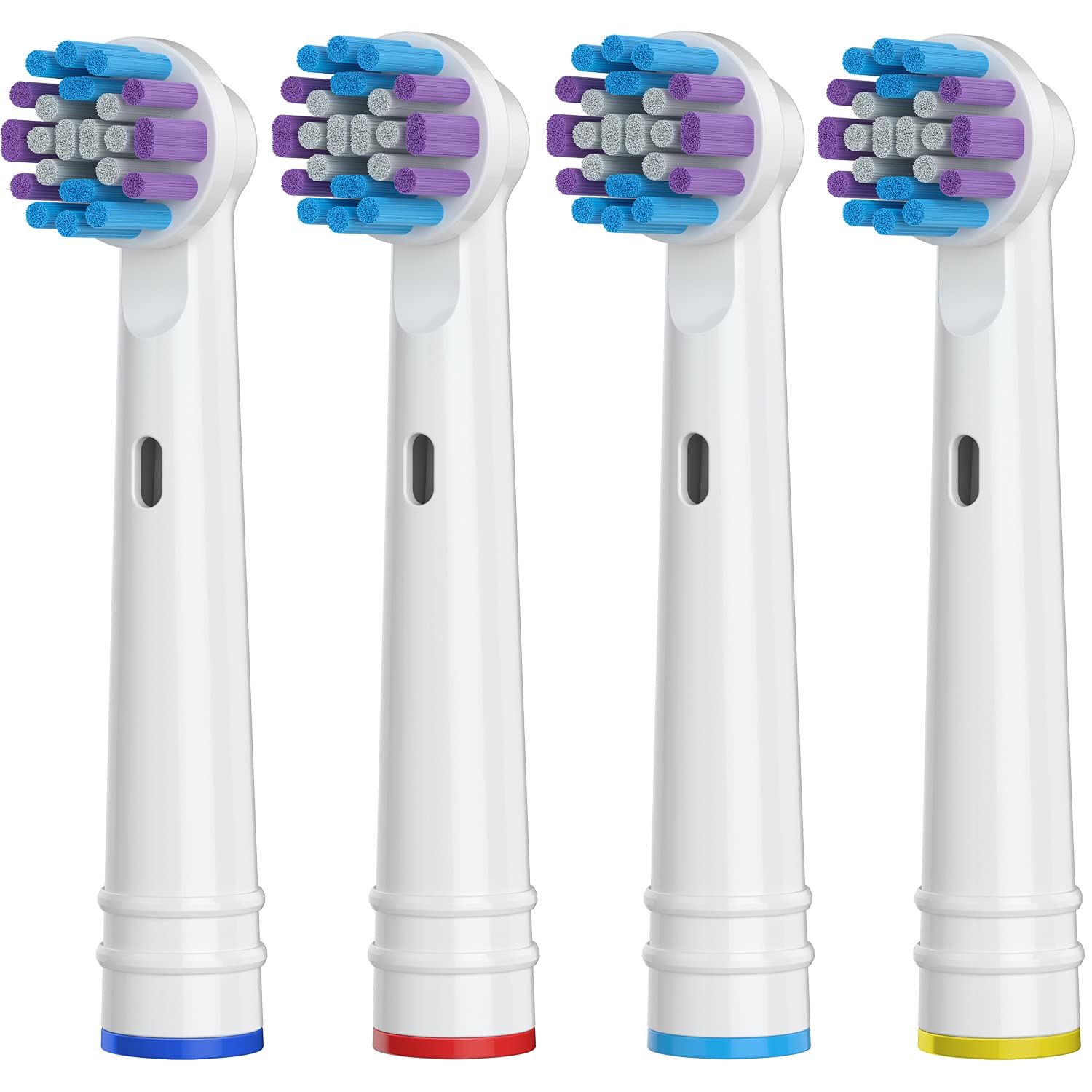 Replacement Toothbrush Heads For Oral-B, 4 Pack Replacement Heads Compatible With Oral B Braun Electric Toothbrush (4 Pack)