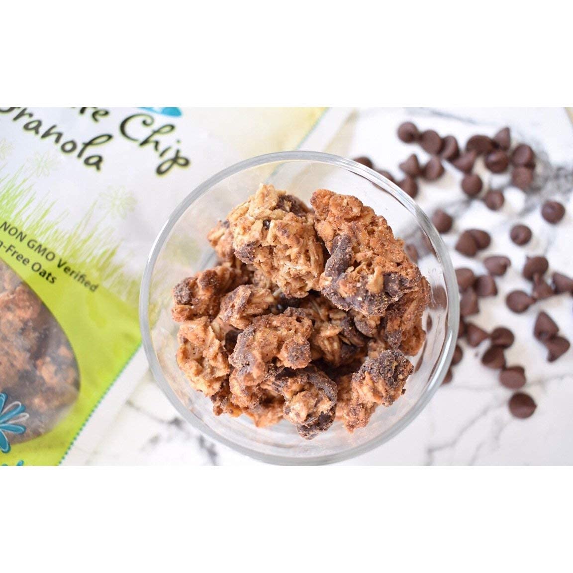 Jessicas Natural Foods Chocolate Chip Granola - Handmade, Non-GMO, Gluten-Free, 11oz