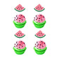 Czolden Watermelon Cake Toppers Kits One In A Melon Cupcake Topper Baby Shower 1St Birthday Party Supplies Paper Cake Decoration