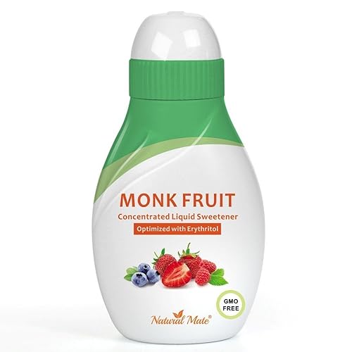 Monk Fruit Concentrated Liquid Sweetener (Optimized With Erythritol) 1.33 Fl Oz (37 Ml)
