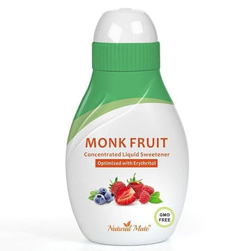 Monk Fruit Concentrated Liquid Sweetener (Optimized With Erythritol) 1.33 Fl Oz (37 Ml)