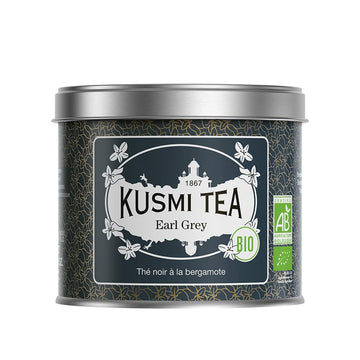 Kusmi Tea - Earl Grey - Organic Earl Grey Black Tea - Flavored with Italian Bergamot Essential Oil - Strong, Robust, Caffeinated
