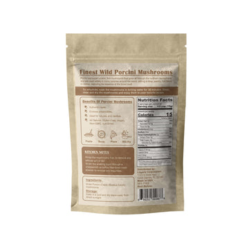Grelim Dried Porcini Mushrooms, New Season Sun Dried Wild Porcini All Natural, Vegan, Easy Preparation And Rehydrate Ideal For S