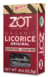 ZOT Organic Licorice, Original, 0.4 oz (Pack of 6), Dark Brown/Black, Model KKPPOA25607