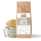 Grand Teton Organic White Millet - Gluten-Free Hulled Grain for Salads, Pilafs & Soups, 15 Pounds