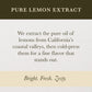 COOKS Pure Lemon Extract, Cold Pressed, Sugar Free, Gluten Free, 16 Fl Oz