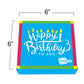 Happy Birthday Cookies 4 Pack Gift Basket For Kids Men Women | Decorated Sugar Cookie Gift Box | Individually Wrapped Party Favors Nut Free (Birthday, Standard Box)
