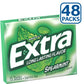 EXTRA Chewing Gum Sugar-Free, Spearmint Flavor, 8 ct/Box, Pack of 6 (48 Count Total) Bulk, Mint Gum