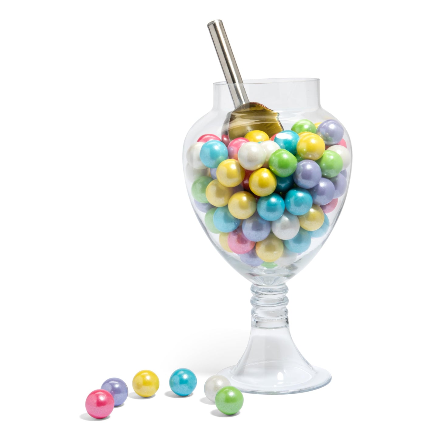 Candy Envy - Shimmer Spring 1 Inch Gumballs - 2Lb Bag - Approximately 113 Gumballs Per Bag - North American Made & Kosher Certif