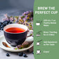 Handpick, Wild Blueberry Tea Bags (100 Count), True Premium Blueberry Herbal Tea With Hibiscus, Rose & Licorice | Brew Iced/Hot
