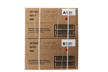 Wornick Sopacko, Ameriqual Mre Meals Ready To Eat Inspection 2025, 2026 Or Better, Emergency Food Supply, Survival Camping Outdoor 12 Pack(A & B Case Bundle, 2, Count)