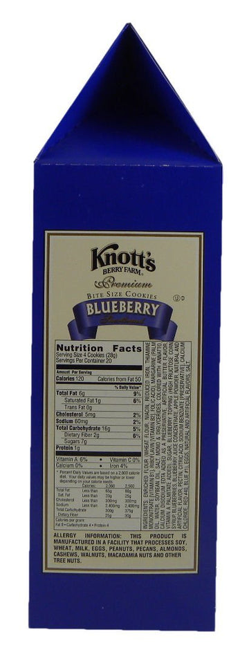Knott's Berry Farm Shortbread Cookies (Blueberry, 20-Ounce Box)