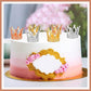 Fulanfudi 16Pcs Mini Crown Cake Topper Crown Tiara Cake Topper Baby Princess Tiara Crown Rhinestone Crown Cake Decorations For B