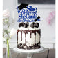 Moitkptt Graduation Cake Topper, She Believed She Could, Cardboard, Blue, 2024 Party Supplies