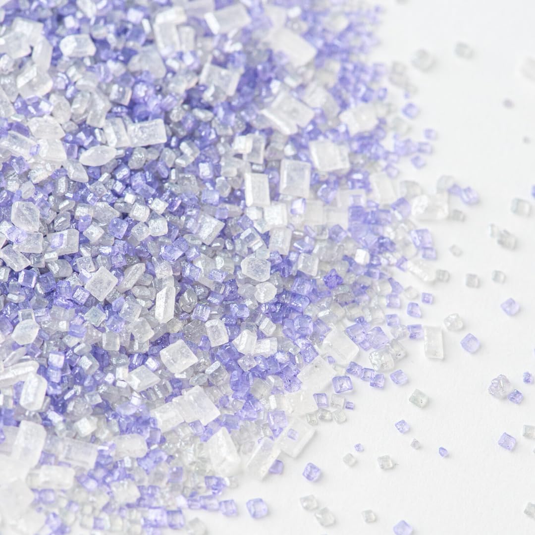 Sweets Indeed Edible Sprinkle Sugar Mix, Lavender, 5.11 oz - Perfect for Cake Decorations, Baking, Ice Cream, Cookies, Cupcakes