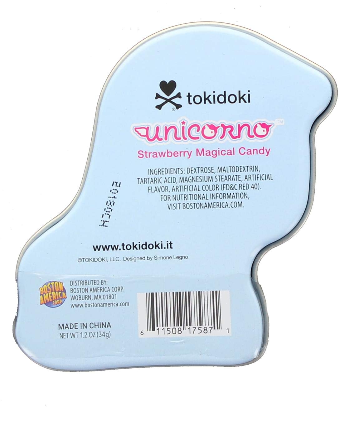 Tokidoki Unicorno Strawberry Candy In Collectible Tin