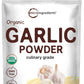 Organic Garlic Powder, 3Lbs | Premium Source From Harvested Raw Allium Sativum Bulb |Culinary Grade | Great For Seasonings, Meats & Vegetables | Additive Free, Non-Gmo, Bulk Supply
