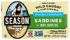 Season Sardines Skinless & Boneless in Pure Olive Oil (Pack of 6)