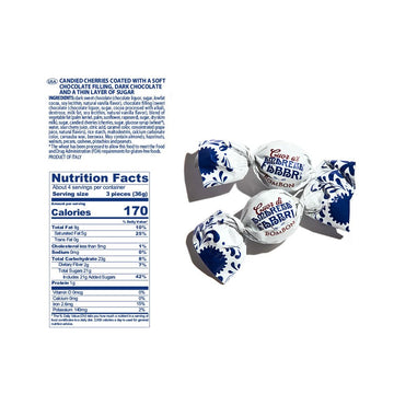 Fabbri Chocolate  Ons, Chocolate Covered Cherries, Individually Wrapped, Made In Italy, Bag Of 5.3Oz