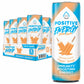 Positive Energy Beverage Poppin' Orange | 12-oz Can, Pack of 12 | Zero Sugar Energy Drink, Supports Immunity and Hydration