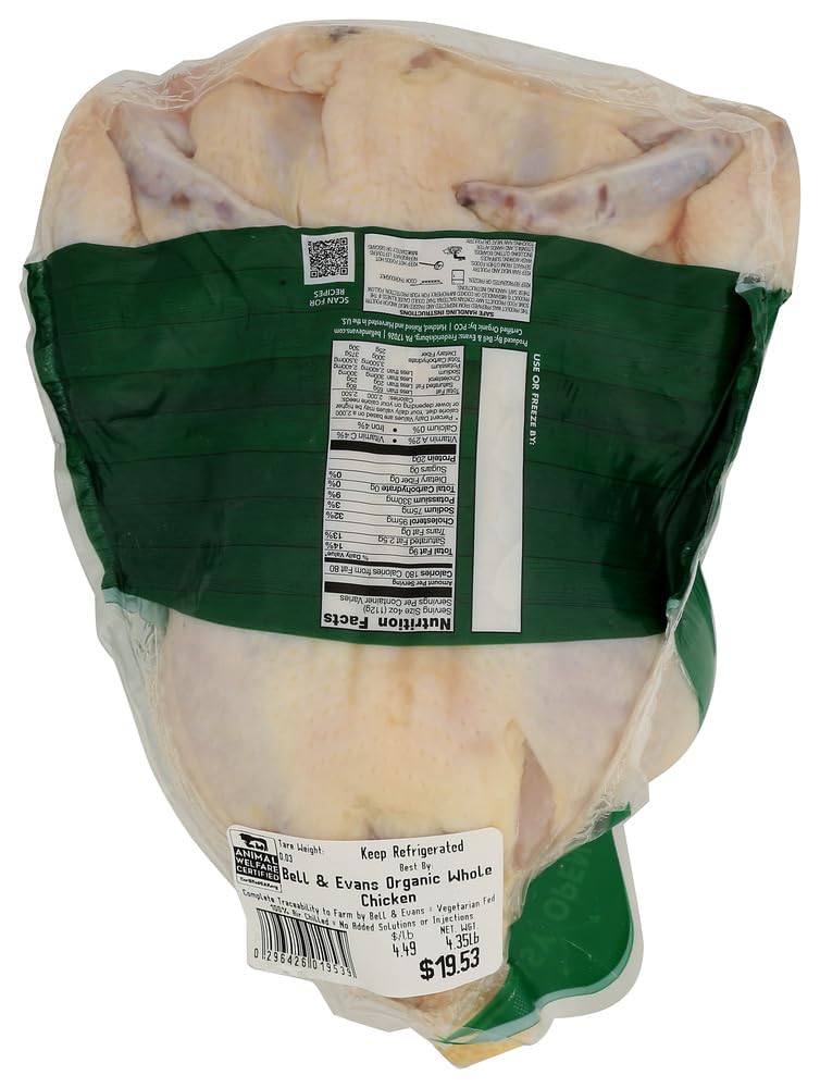 Bell & Evans, Organic Chicken Whole Fryer Bagged Air Chilled Step 2