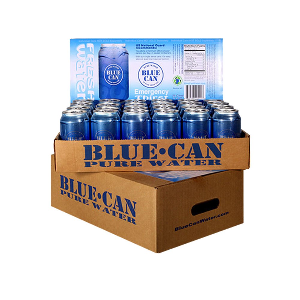 Blue Can Premium Emergency Drinking Water - 12Oz 24 Pack
