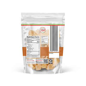 Fuel By Nature Dried & Crystallized Ginger, Healthy Snack, 1lb Bulk