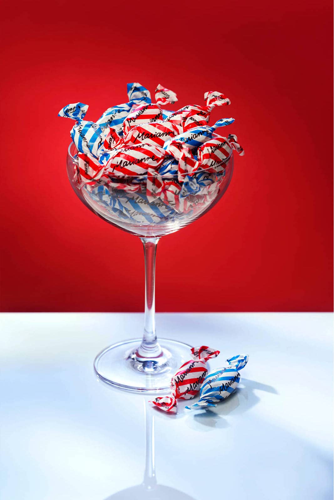 Fazer Marianne Chocolate Filled Mint Candies, 7.76oz (220g), White, Imported from Finland