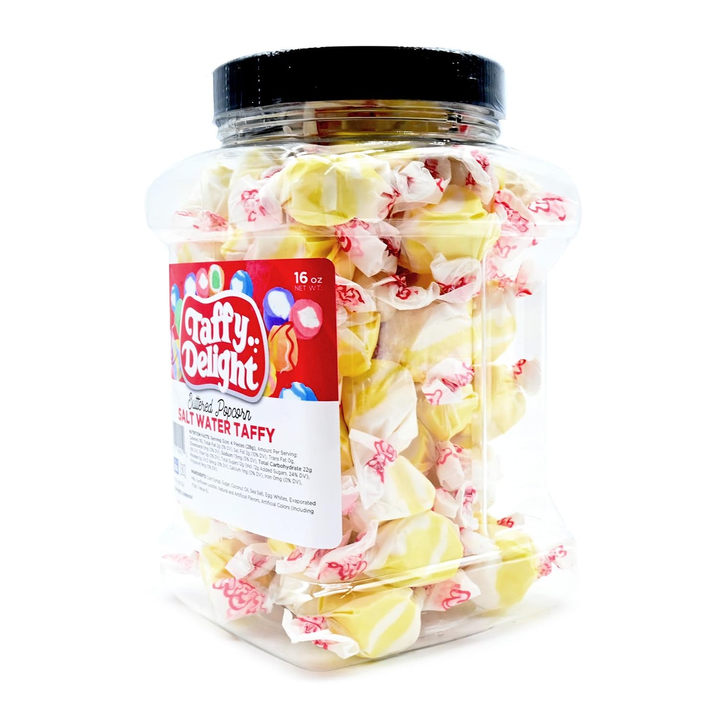 Taffy Delight Salt Water Taffy (16Oz, Buttered Popcorn)