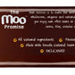 Moo Chocolates All Natural Solid Dark Chocolate Large Bars 1.4 Oz, 14 Ct (Pack Of 1) | 100 Calorie Snacks For On-The-Go, Lunchbo