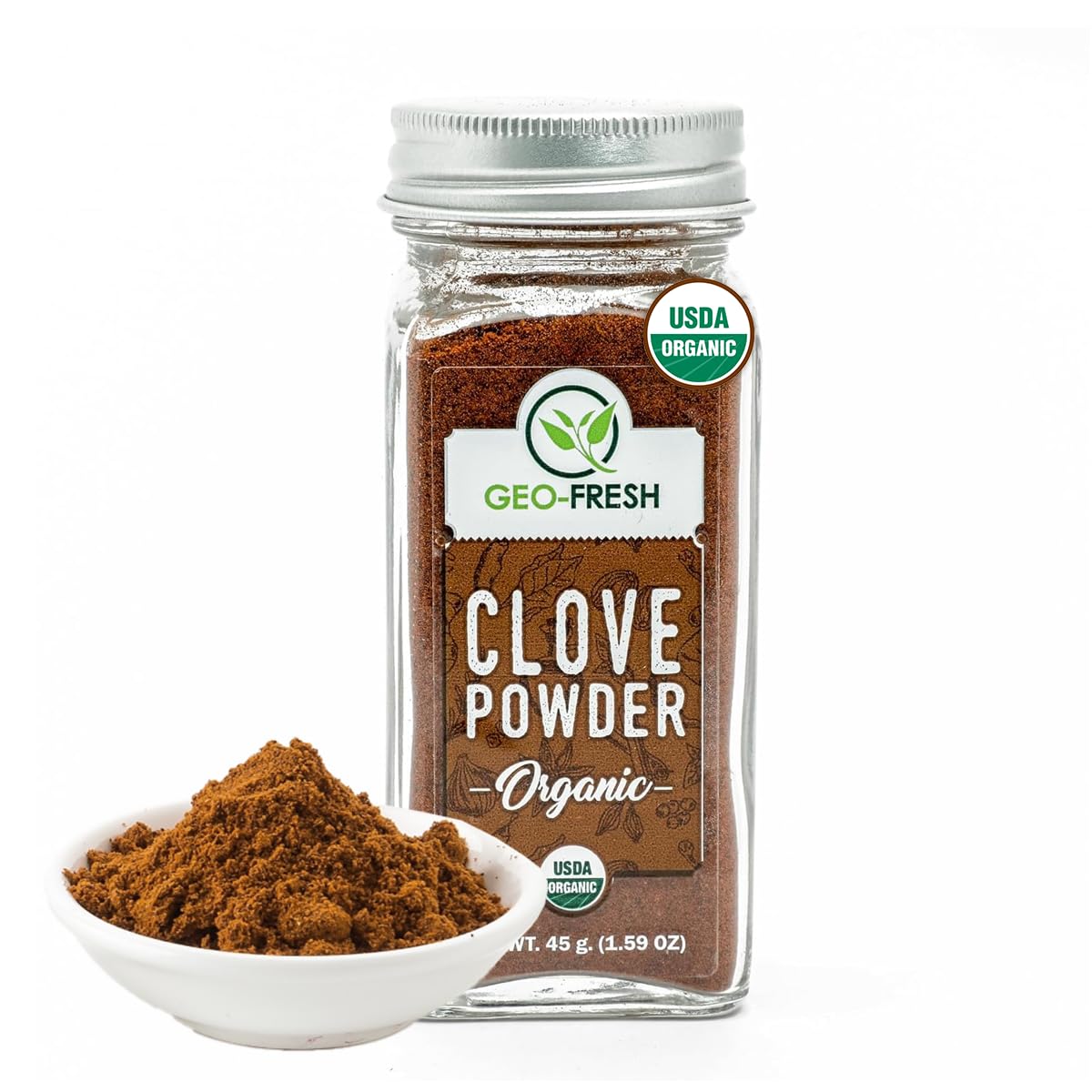 Geo-Fresh Organic Clove Powder 45g - USDA Certified