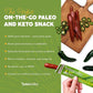 Paleovalley 100% Grass Fed Jalapeno Beef Sticks - Delicious Gluten Free Beef Snack - High Protein Keto Friendly