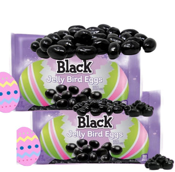 Easter Jelly Beans Candy for Basket Stuffers - (2 - Pack, 7 Ounces, Black Licorie)