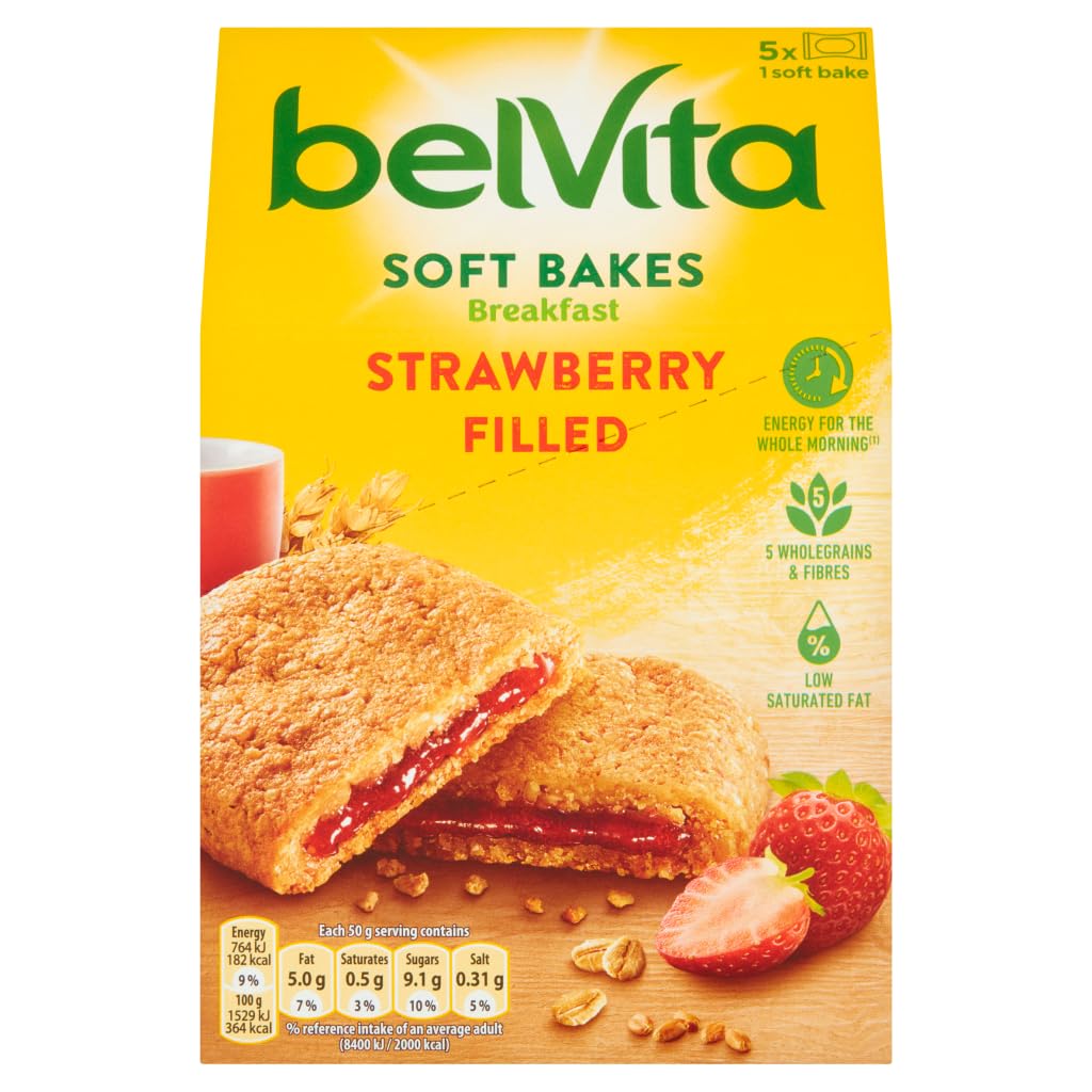 Belvita Soft Filled Strawberry 5 X 40G