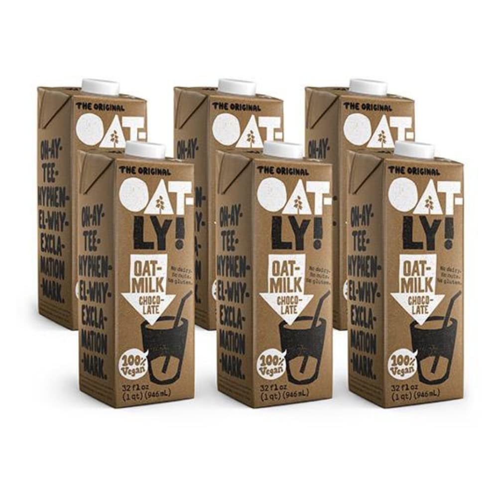 Oatly Chocolate Oatmilk, 32Oz (6 Pack)