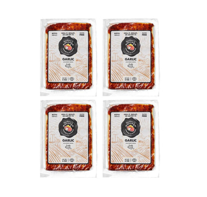 Gardner s Wisconsin Cheese and Sausage, 4 Pack of Oven Baked Cheese, Garlic Flavor (6 Ounces Per Block) - Artisan Cheese Made i